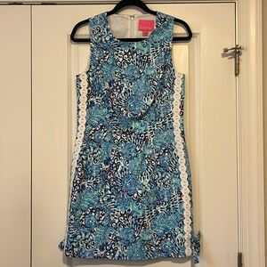 Lilly Pulitzer NWOT Blue Shift Dress Size 6